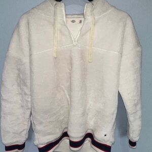 UGG Cream Fleece Half-Zip Pullover